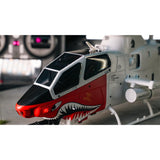YU XIANG F112S AH-1 Cobra 1/40 Scale 200-Class 2.4G 9CH RC Military Helicopter Model with Dual-Blade Flybarless Rotor Head, 6G Mode & GPS Positioning RTF