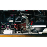 YU XIANG F112S AH-1 Cobra 1/40 Scale 200-Class 2.4G 9CH RC Military Helicopter Model with Dual-Blade Flybarless Rotor Head, 6G Mode & GPS Positioning RTF