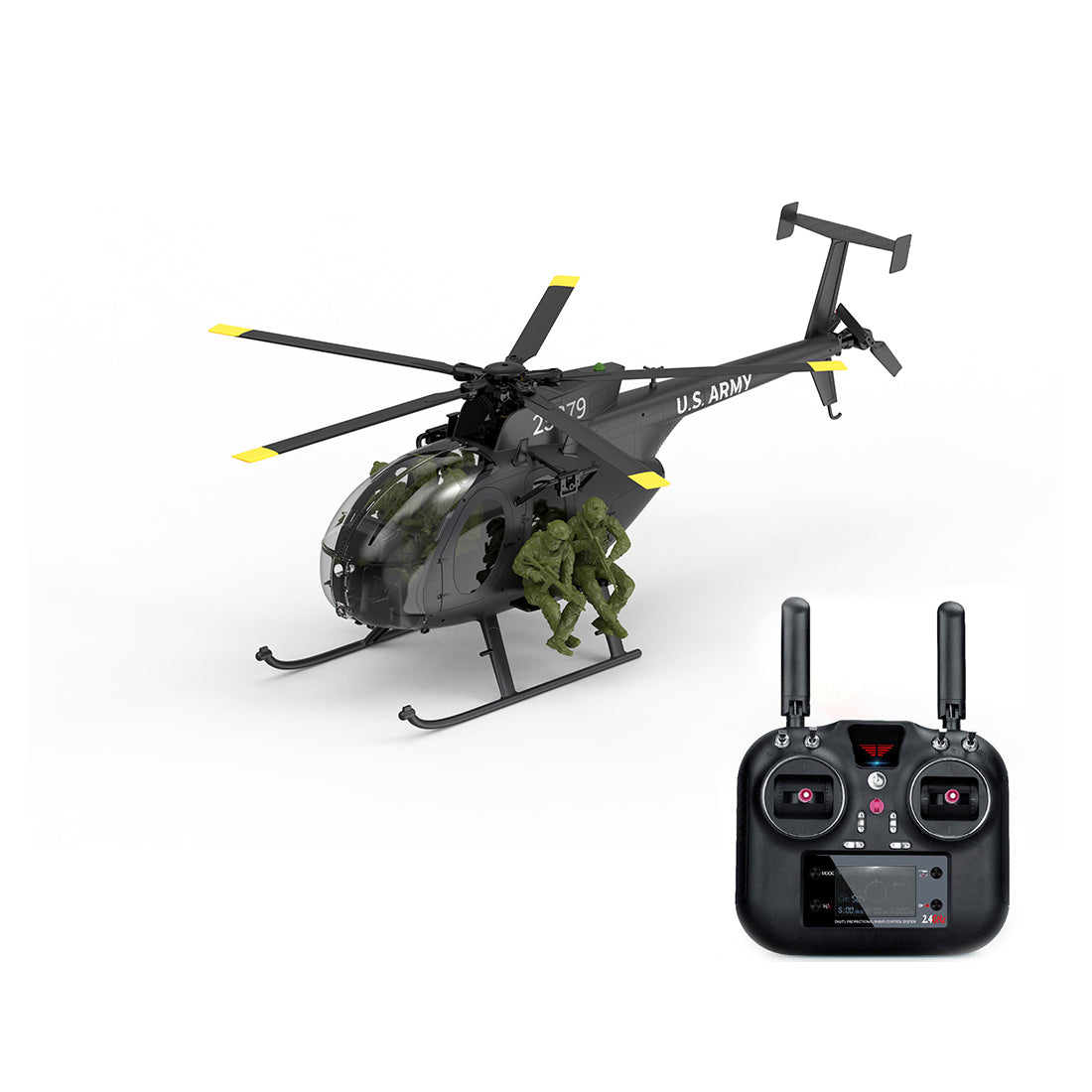 YU XIANG F118S MH-6 Little Bird RC Helicopter 250-Class 9CH