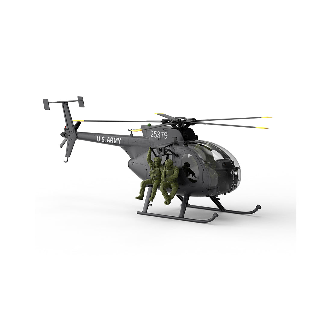 YU XIANG F118S MH-6 1/16 Scale 250-Class 2.4G 9CH Little Bird RC Helicopter - RAZORDON