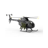 YU XIANG F118S MH-6 1/16 Scale 250-Class 2.4G 9CH Little Bird RC Helicopter - RAZORDON