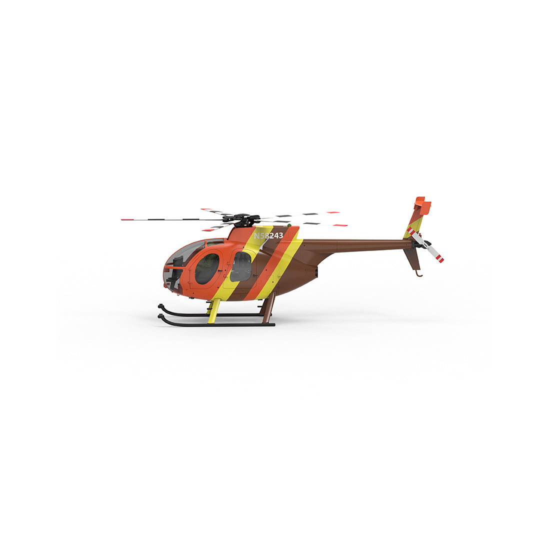 YU XIANG F118S MH-6 1/16 Scale 250-Class 2.4G 9CH Little Bird RC Helicopter - RAZORDON