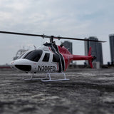 YU XIANG F08S 1/27 Scale Bell 206 RC Helicopter Model - RAZORDON