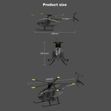 YU XIANG F119S MD500 1/16 Scale 250-Class 2.4G 9CH RC Little Bird Military Helicopter Model with Flybarless Rotor Head, 6G/3D Switchable Modes & Openable Cockpit (RTF Version)