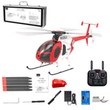 YU XIANG F119S MD500 1/16 Scale 250-Class 2.4G 9CH RC Little Bird Military Helicopter Model with Flybarless Rotor Head, 6G/3D Switchable Modes & Openable Cockpit (RTF Version)