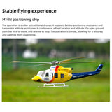 FLYWING BELL-412-V4 470-Class 2.4G 6CH Scale GPS RC Military Helicopter Model - Razordon