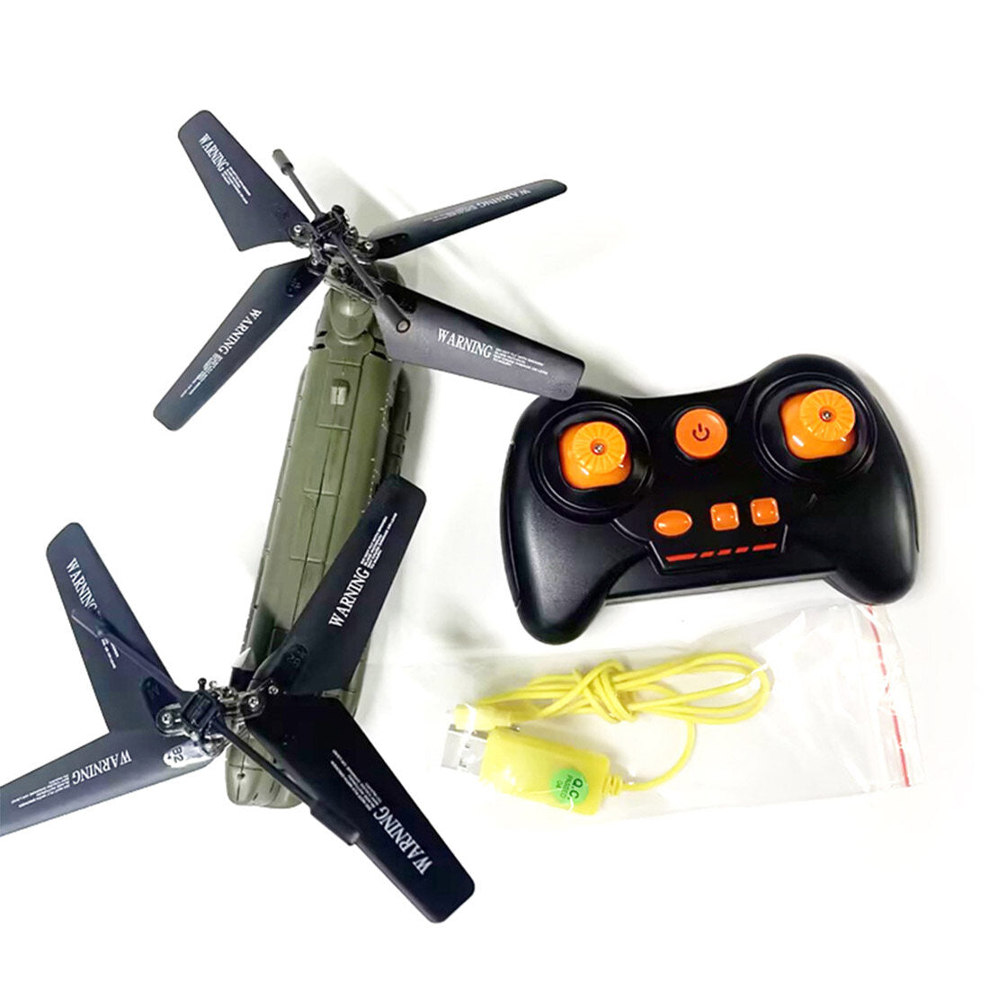 S026H Dual-Rotor Transport Aircraft 2.4G RC 3CH Dual-Rotor Aerocraft Model