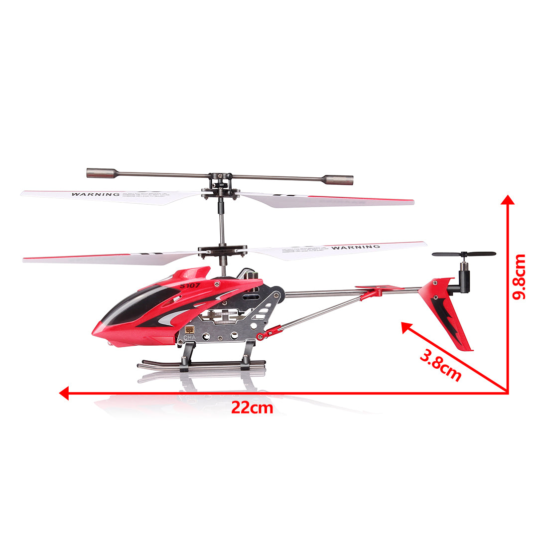 S107G Helicopter Model 2.4G RC 3CH Dual-propeller Aircraft Model with Gyro