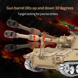 1/16 2.4G Remote Control M109A2 Grenade Tank Simulation Military Vehicle Model - Razordon