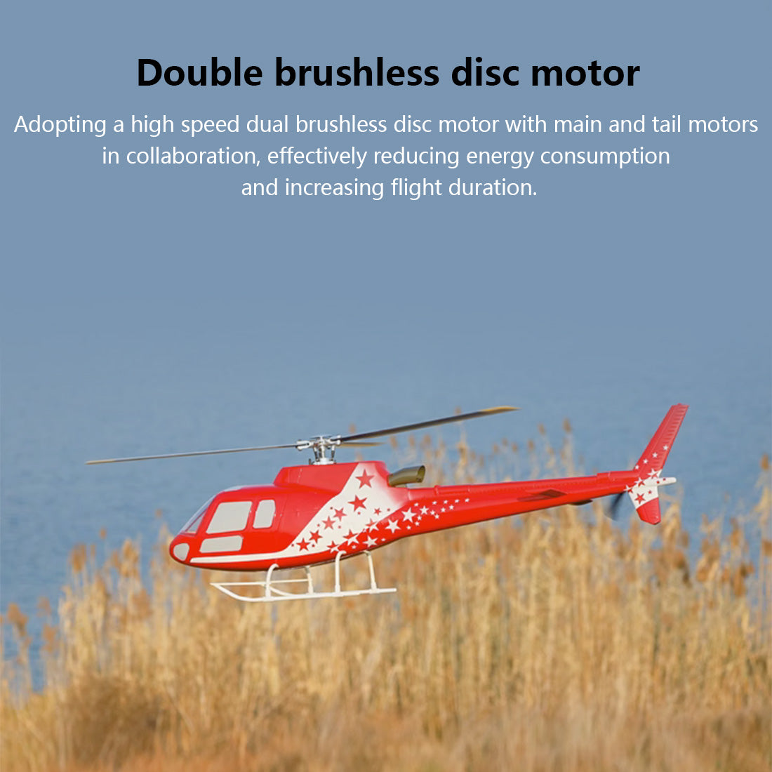 FLYWING Squirrel-AS350 470-Class RC Helicopter Model 2.4G RC 6CH Electric Airplane Model