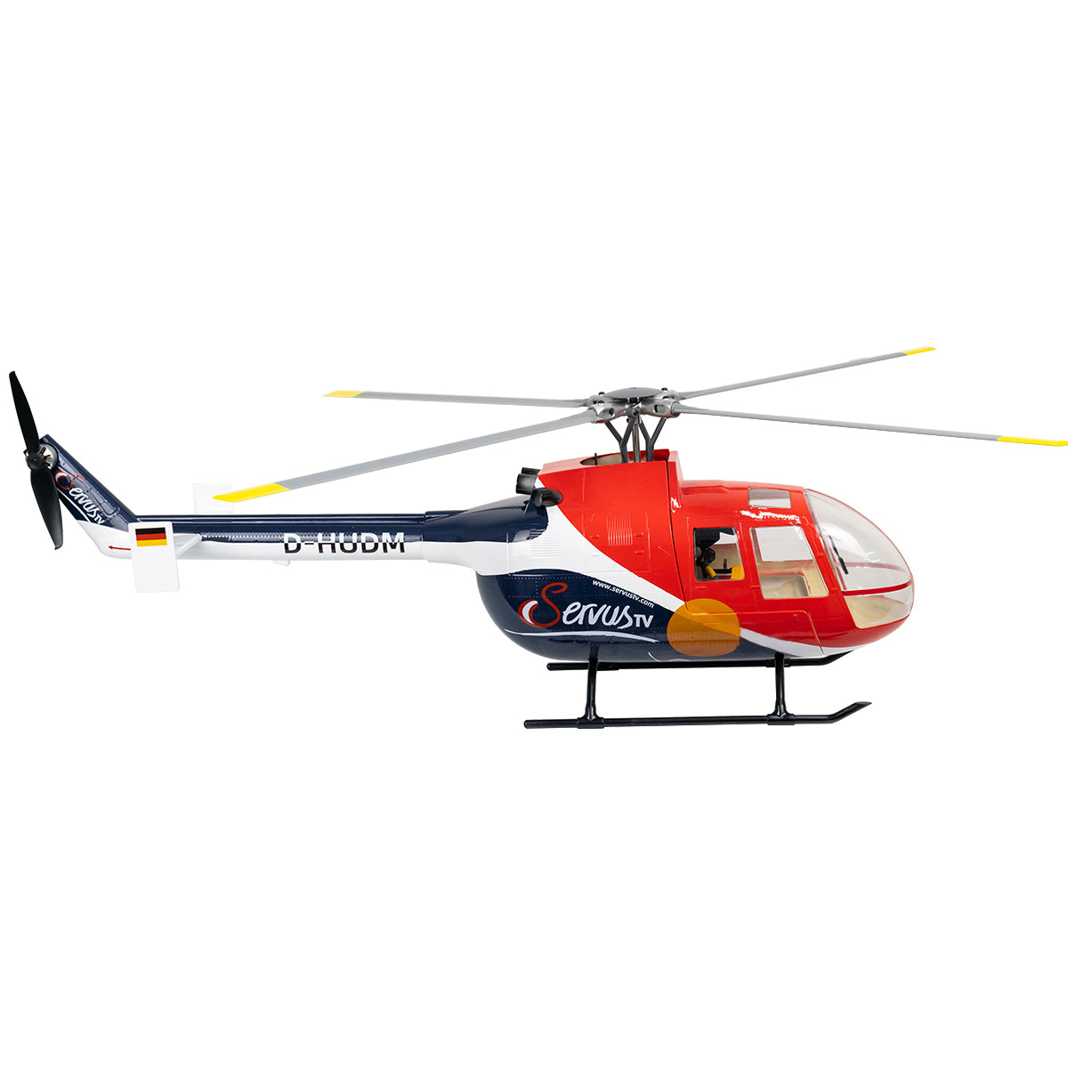 FLYWING BO105 470 Size 2.4G 6CH Military RC Helicopter - RAZORDON