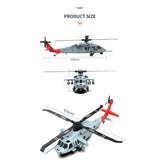 YU XIANG F09-H SH60 Seahawk 8CH RC Hubschrauber im Maßstab 1:47, 2,4 G Dual-Brushless-DD-6G/3D-Stunt-Copter-Modell (einschließlich FC- und GPS-/RTF-Version)