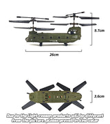 S026H Dual-Rotor Transport Aircraft 2.4G RC 3CH Dual-Rotor Aerocraft Model