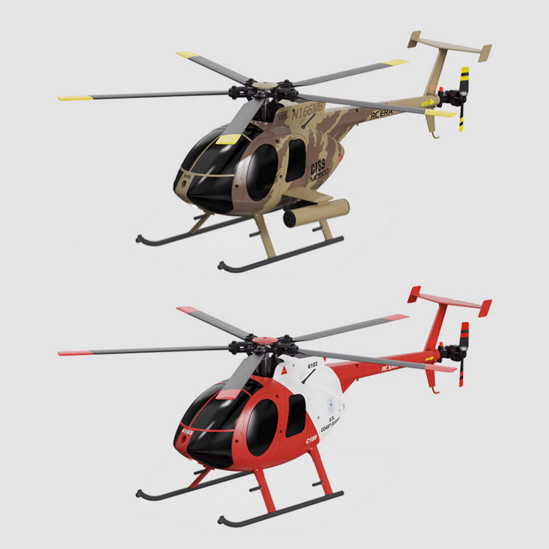 RC ERA MD500 C189 Helicopter Little Bird Aircraft Model 1/28 2.4G 4CH Single-Rotor Model