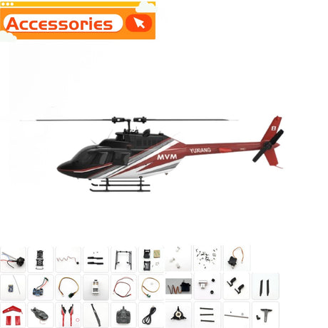 Accessories for YUXIANG F08 Bell206 Helicopter  - Razordon