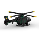 MOC-176643 European EC 135 Helicopter Military Assembly Toy Building Blocks Set - Razordon