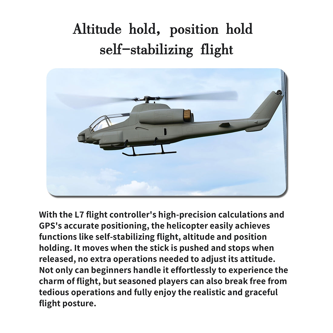 FL500 Bell AH-1 HueyCobra 500-Class 2.4GHz 6CH Scale RTF RC Helicopter - RAZORDON