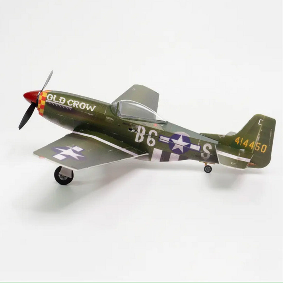 P-51 Mustang 2.4G RC Mini-Fünfkanal-Multiprotokoll-Starrflügelflugzeug-Flugzeugmodell mit Motor