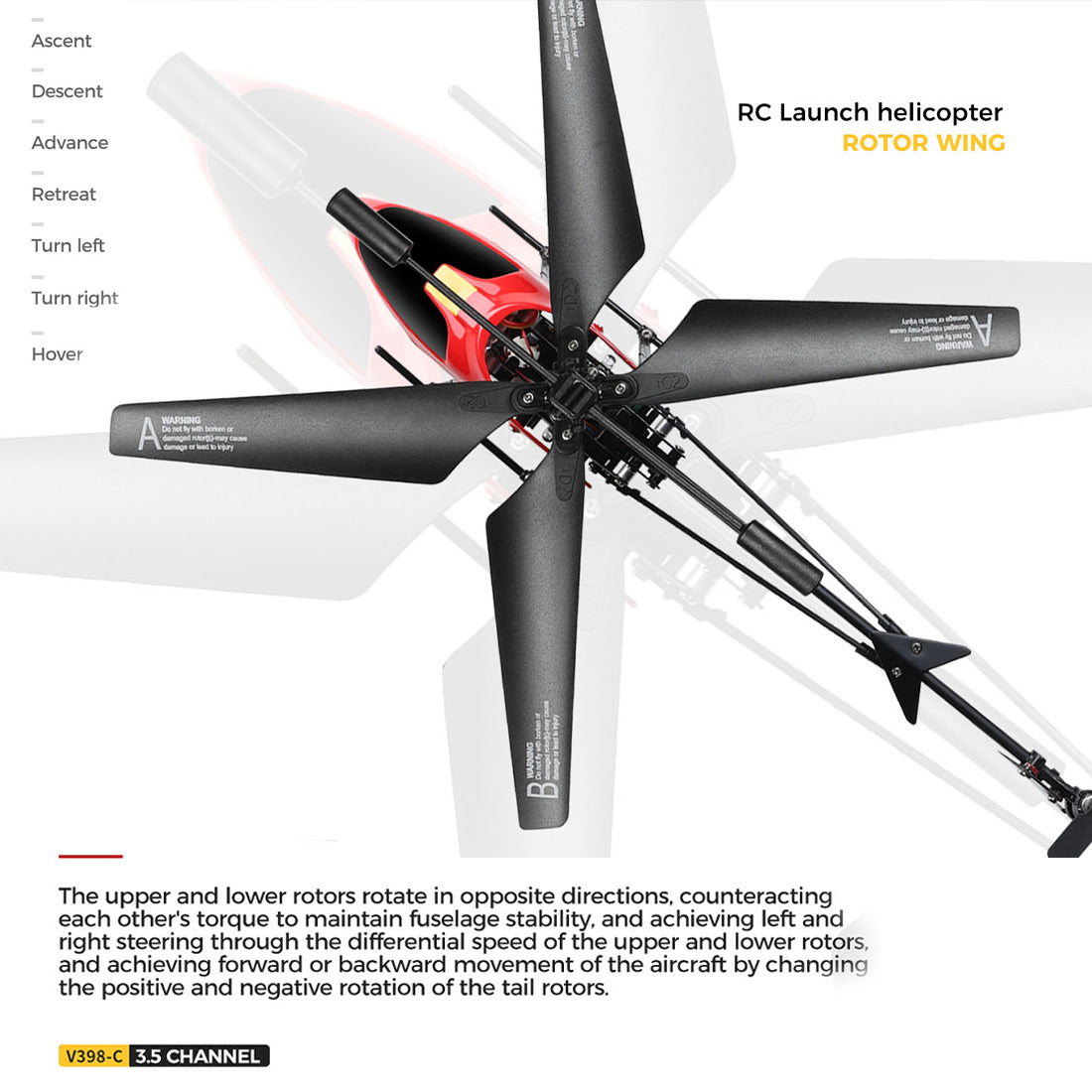 WL V398-C Missile Aircraft RC Helicopter - Razordon