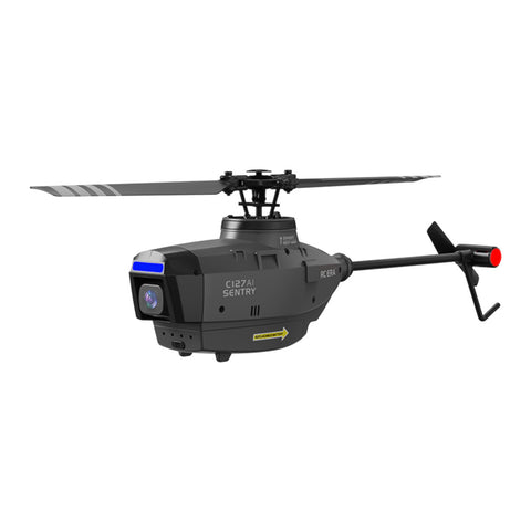 C127AI Scout Drone Model, 2.4G RC 4CH Single-Rotor Brushless Helicopter Model, Without Aileron