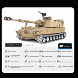 1/16 2.4G Remote Control M109A2 Grenade Tank Simulation Military Vehicle Model - Razordon