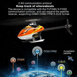 YU XIANG F180V2 RC Hubschrauber 2.4G 6CH Direktantriebsmodell