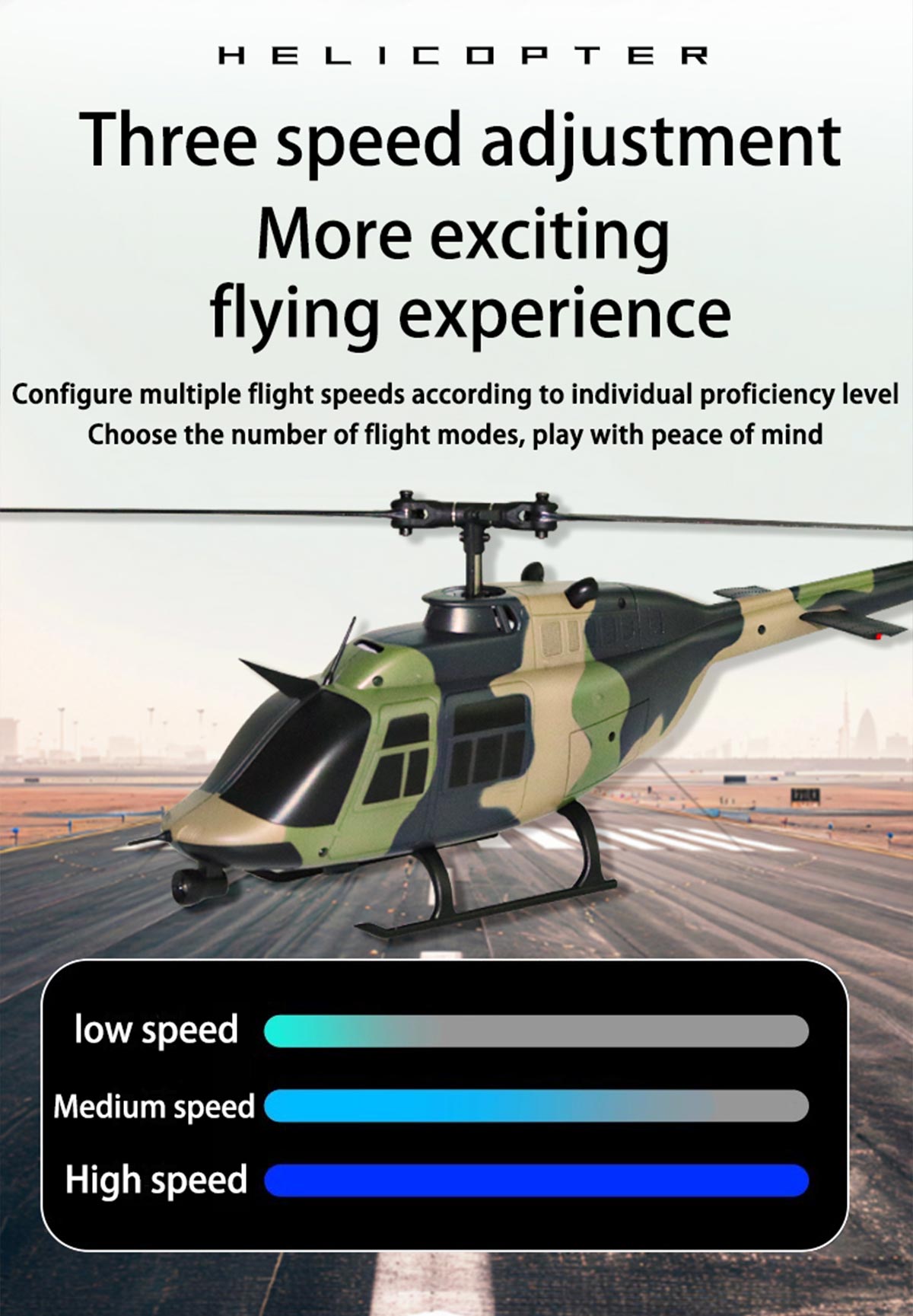 RC ERA C138 1/33 Scale BELL 206 Helicopter 2.4G 6CH Single-Rotor Gyroscopic Flying Aircraft Model Jet Ranger