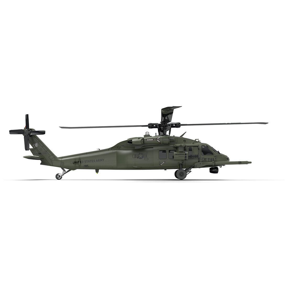 YU XIANG YXZNRC F09-V 1/47 Scale 2.4G 6CH RC Dual Brushless Direct Drive Flybarless 6G/3D Stunt Helicopter Model (RTF Version) - Razordon