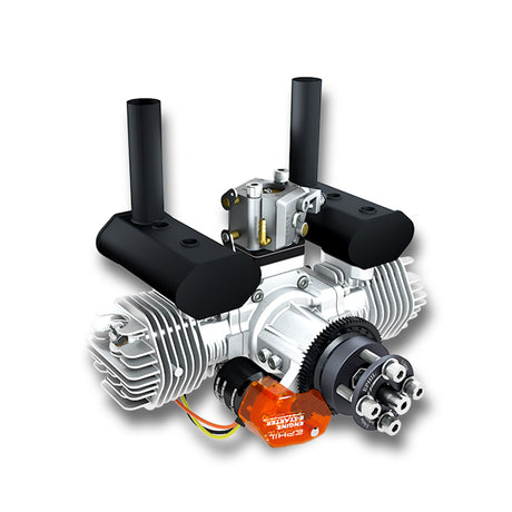 EPHIL XG-40cc-T Pro Electric Starter Two-Stroke Twin-Cylinders Horizontally Opposed Gasoline Engine Model for Fixed-Wing Aircraft Models - RAZORDON